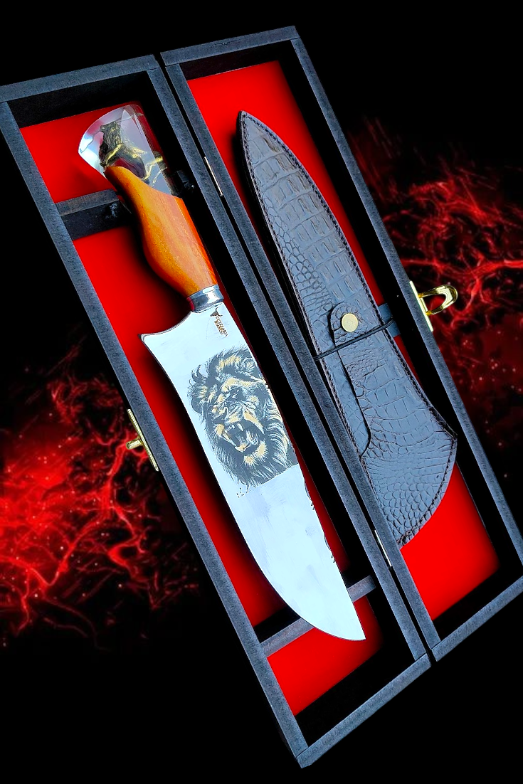 Faca artesanal Rei dos Reis GOLD - Edição especial numerada