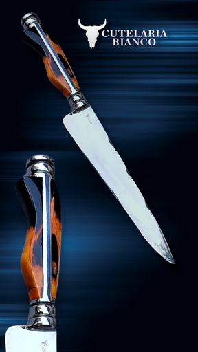 Faca Artesanal Modelo Vértice